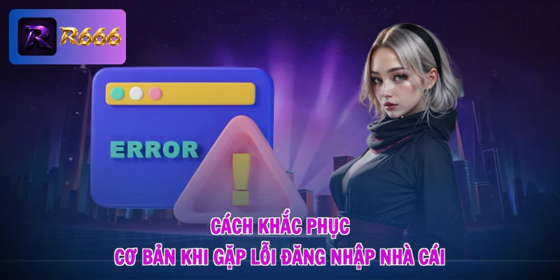 Cách khắc phục cơ bản khi gặp lỗi đăng nhập nhà cái
