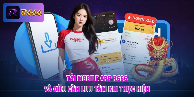 tải app R666 3 Tải mobile app R666 và điều cần lưu tâm khi thực hiện